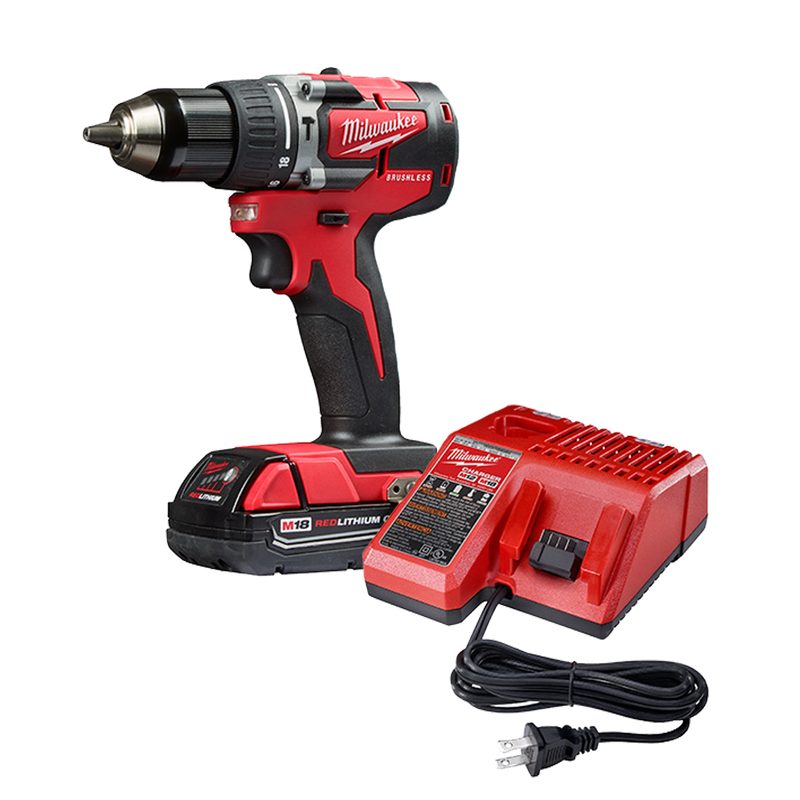M18 Cp 1/2" Brushless Hd/Dd 1 Bat Kit 2802-21CT