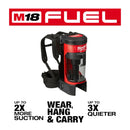 Aspiradora de mochila 3 en 1 M18 FUEL 0885-20