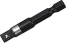 VÁSTAGO HEXAGONAL DE 1/4" SHOCKWAVE™ A UN ADAPTADOR DE CONEXIÓN DE 1/4"