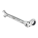 Llave combinada de trinquete de cabezal flexible - métrica (7 piezas)