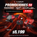 Mini Esmeriladora Inalámbrica M18 FUEL de 4 1/2" +Beteria de 5.0 aH y Cargador DE REGALO