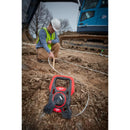 Cinta métrica larga con carrete abierto de fibra de vidrio de 30 m/100'