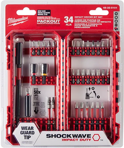 Juego de brocas para destornillador SHOCKWAVE™ Impact Duty™ de 34 piezas