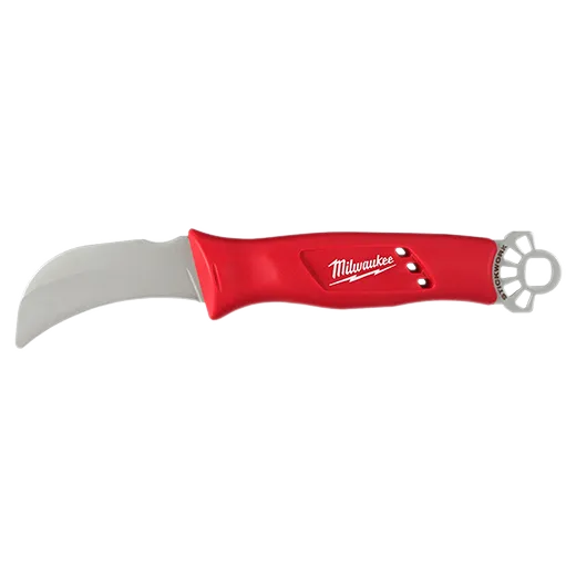 Cuchillo curvo para instalaciones eléctricas de alta tensión con anillo 3 en 1 STICKWORK™