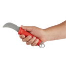 Cuchillo curvo para instalaciones eléctricas de alta tensión con anillo 3 en 1 STICKWORK™