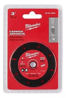 Disco Abrasivo De Carbono 3 X 3/8 Milwaukee 49943005 Color Negro
