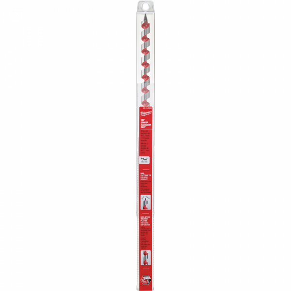 Broca Espiral (Auger) 9/16'' x 18'' Zanco 7/16'' Milwaukee