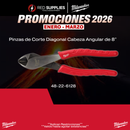 Pinzas de Corte Diagonal Cabeza Angular de 8"