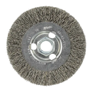 Disco radial corrugado de 4" (acero al carbono)