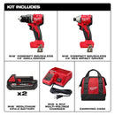 Kit combinado de 2 herramientas compactas sin escobillas M18™ 3692-22CT