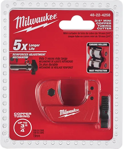 Mini cortador de tubo de cobre 3/4 pulg