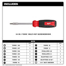 Destornillador 14 en 1 con múltiples brocas TORX