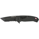 Navaja plegable de bolsillo HARDLINE™ con hoja serrada de 3"