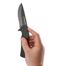 Navaja plegable de bolsillo HARDLINE™ con hoja lisa de 3.5"
