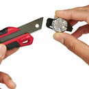 Navaja 18 mm con bloqueo metálico y cuchilla para cortes de precision