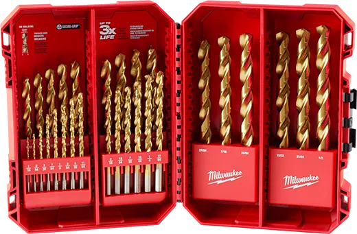 Juego de brocas recubiertas de titanio THUNDERBOLT® (29 piezas)