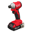 Kit de destornillador de impacto hexagonal compacto sin escobillas M18™ de 1/4" 3650-22CT