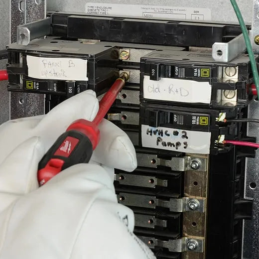 Juego de 10 destornilladores aislados de 1000 V con estuche de goma EVA