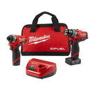 Kit combinado de 2 herramientas M12 FUEL™: taladro percutor de 1/2" y destornillador de impacto hexagonal de 1/4" 2598-22