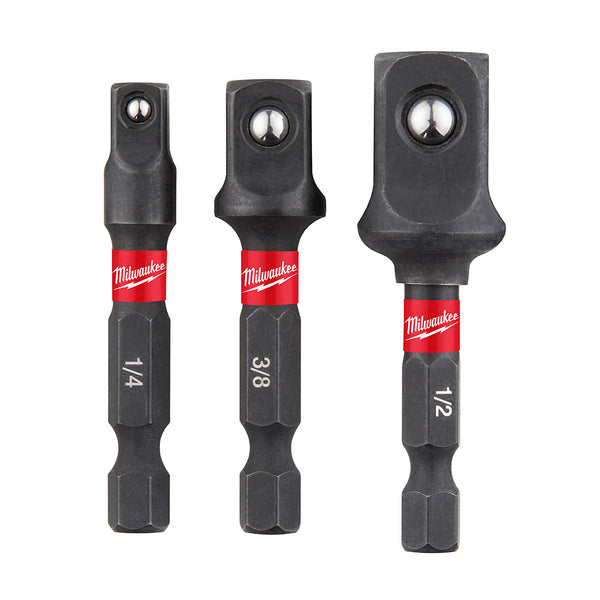 Pack 2 Adaptadores De Broca Para Llave De Impacto | Convierte Dados En Brocas | Acero Al Carbono