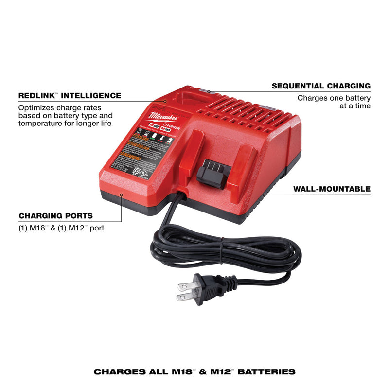 Cargador multivoltaje M18™ y M12™ 48-59-1812