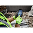 Guantes bañados en poliuretano de nivel 3 de corte