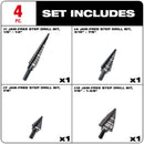 Juego de brocas escalonadas (4 piezas) 48-89-9223